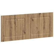 Hoofdbord wandmontage 120x50 cm artisanaal eiken