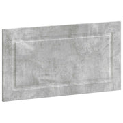 Hoofdbord 100x50 cm betongrijs bewerkt hout wandmontage