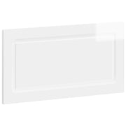 Hoofdbord 100x3x50 cm hoogglans wit