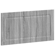 Hoofdeinde Utrecht 100x3x50 cm grijs Sonoma bewerkt hout