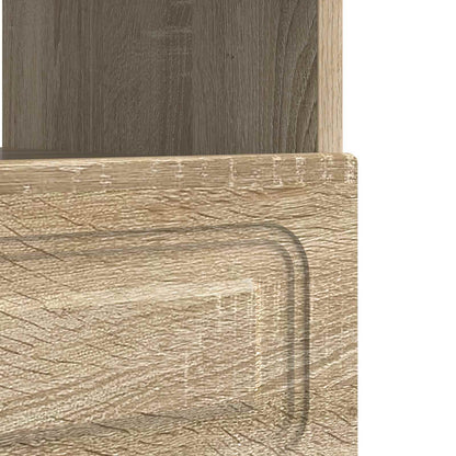 LED tv-meubel Sonoma Eiken Bewerkt hout