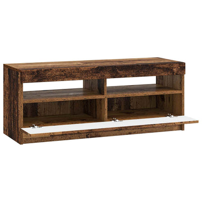 LED tv-meubel Oud hout Bewerkt hout