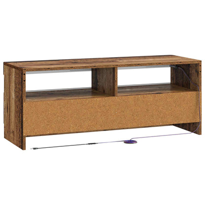 LED tv-meubel Oud hout Bewerkt hout