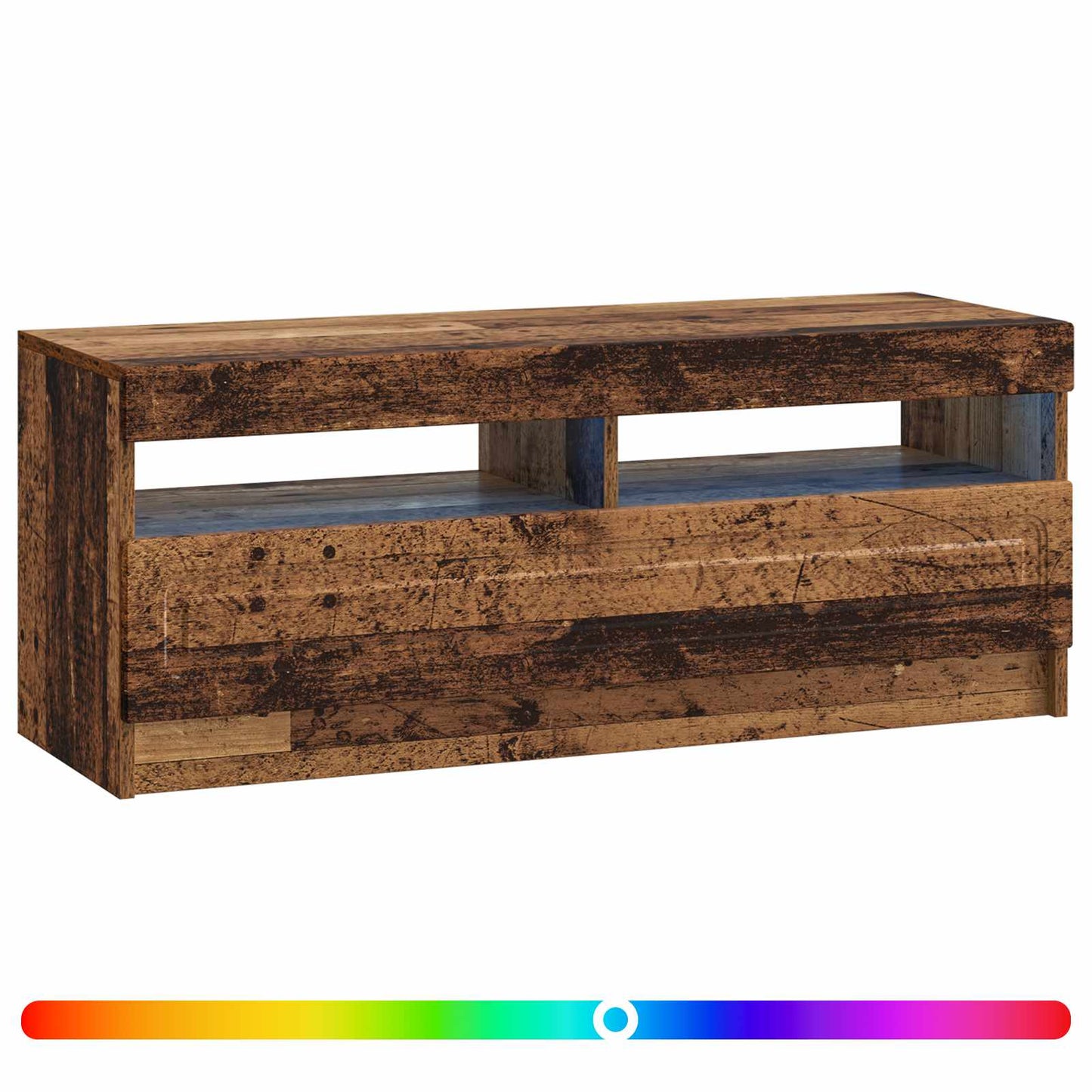 LED tv-meubel Oud hout Bewerkt hout