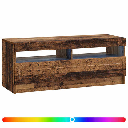 LED tv-meubel Oud hout Bewerkt hout