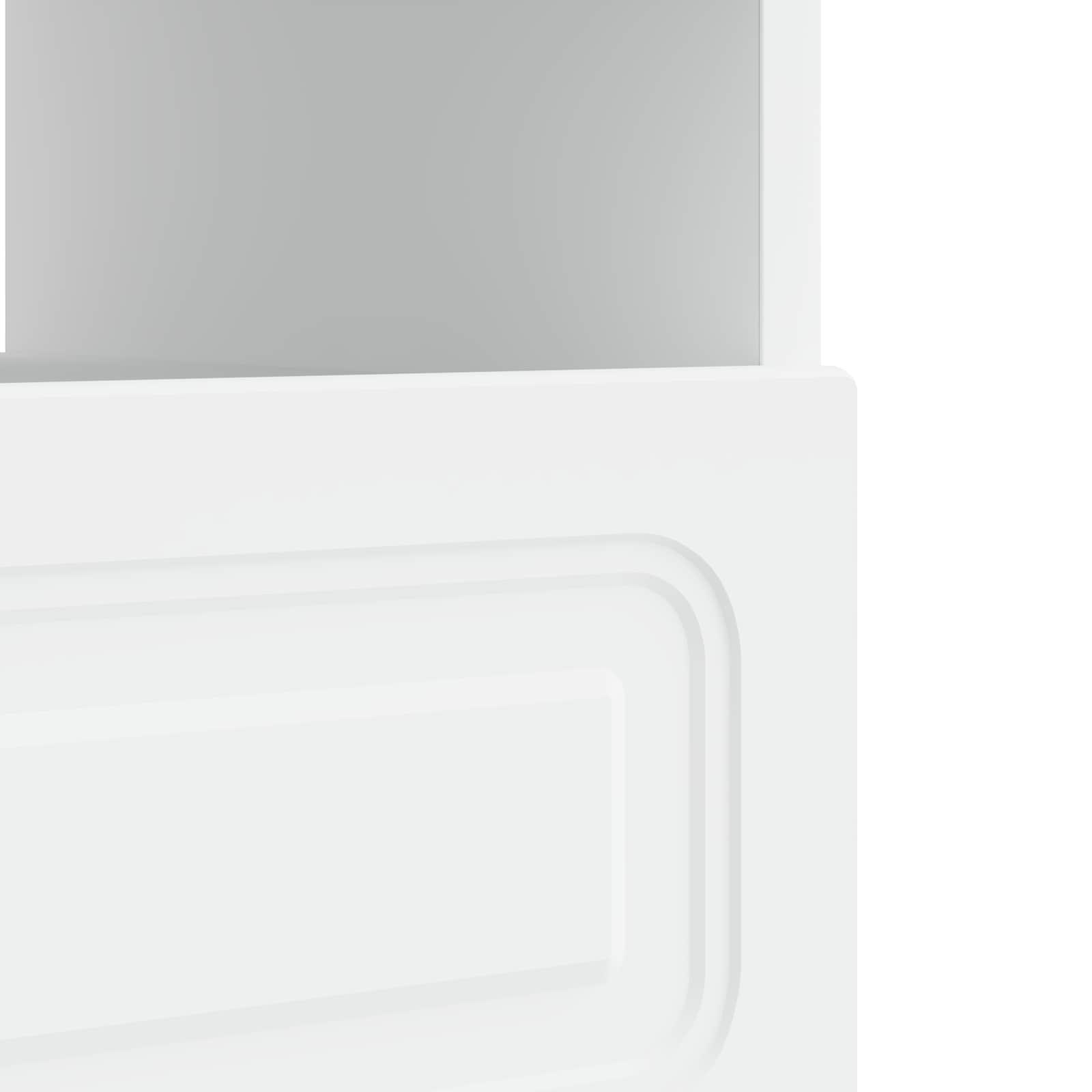 LED tv-meubel Wit Bewerkt hout