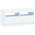 TV-meubel wit met led