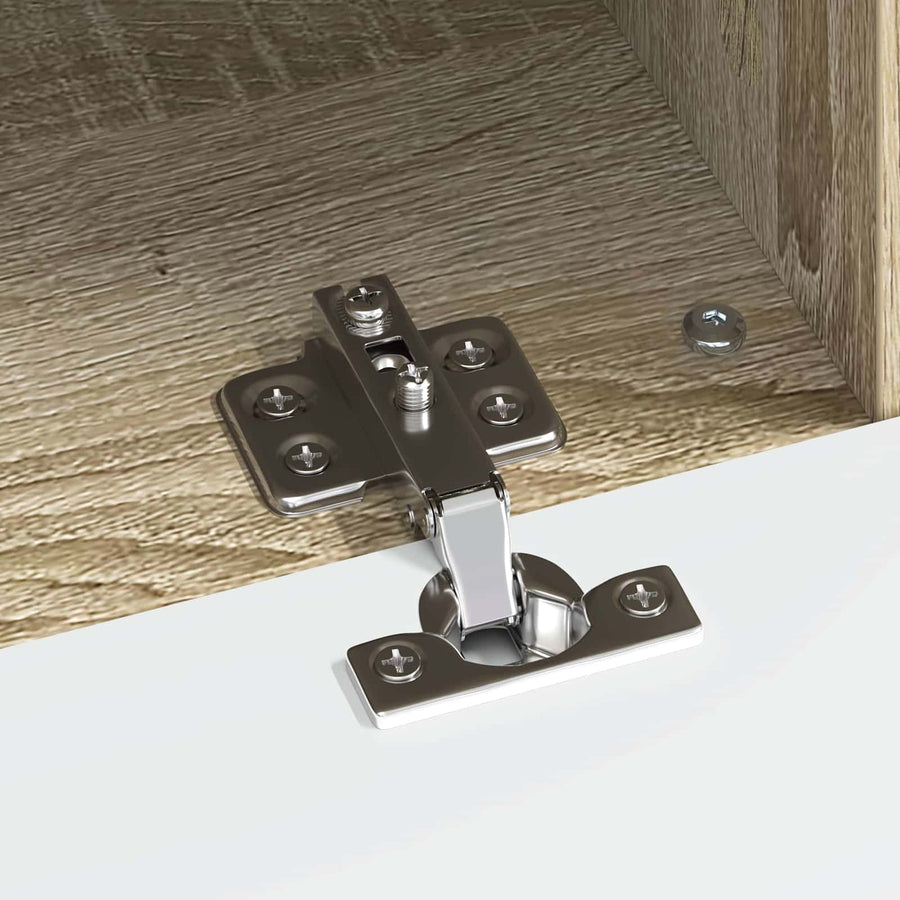 LED tv-meubel Sonoma Eiken Bewerkt hout