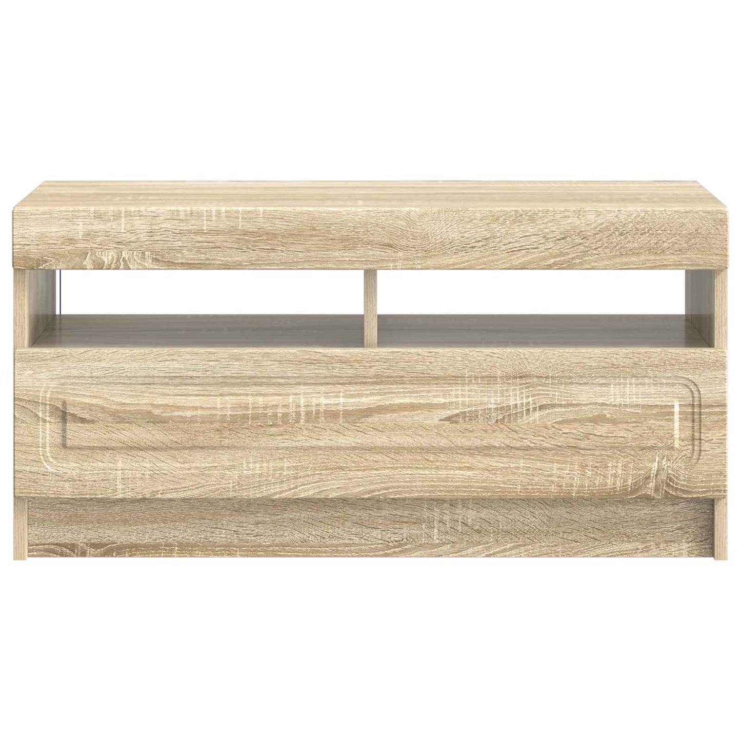 LED tv-meubel Sonoma Eiken Bewerkt hout