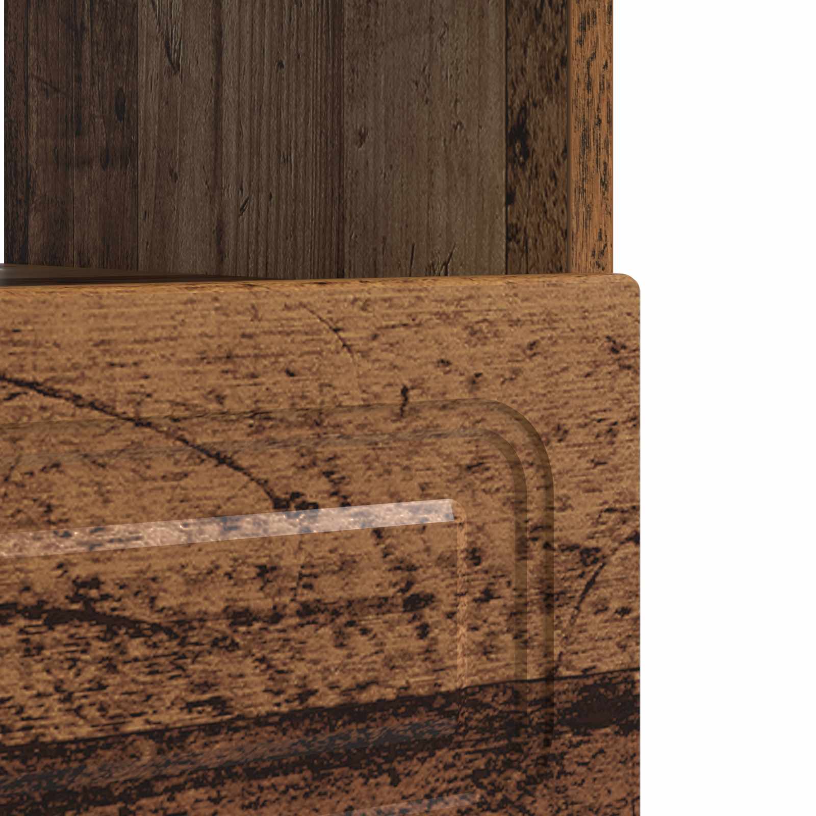 LED tv-meubel Oud hout Bewerkt hout