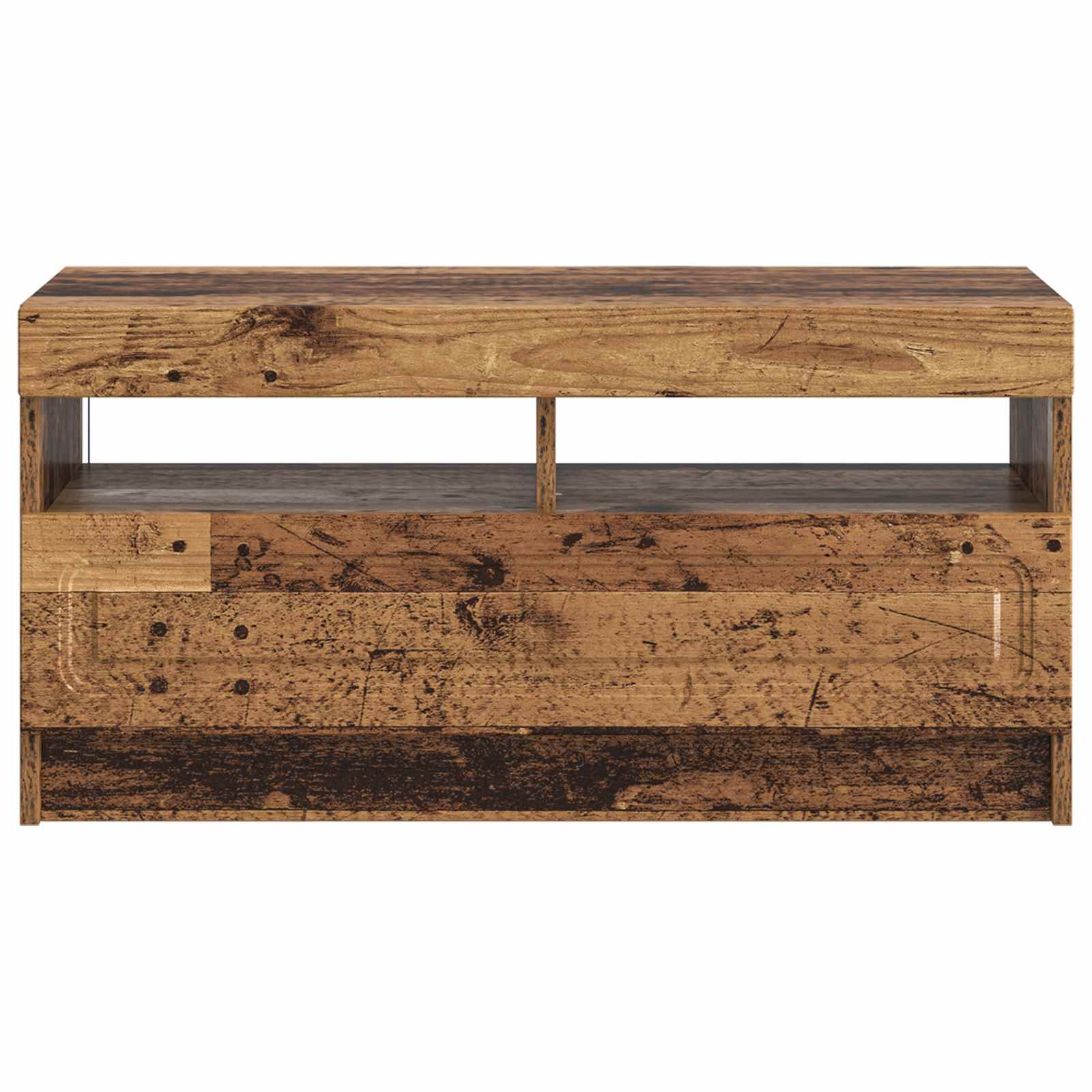 LED tv-meubel Oud hout Bewerkt hout