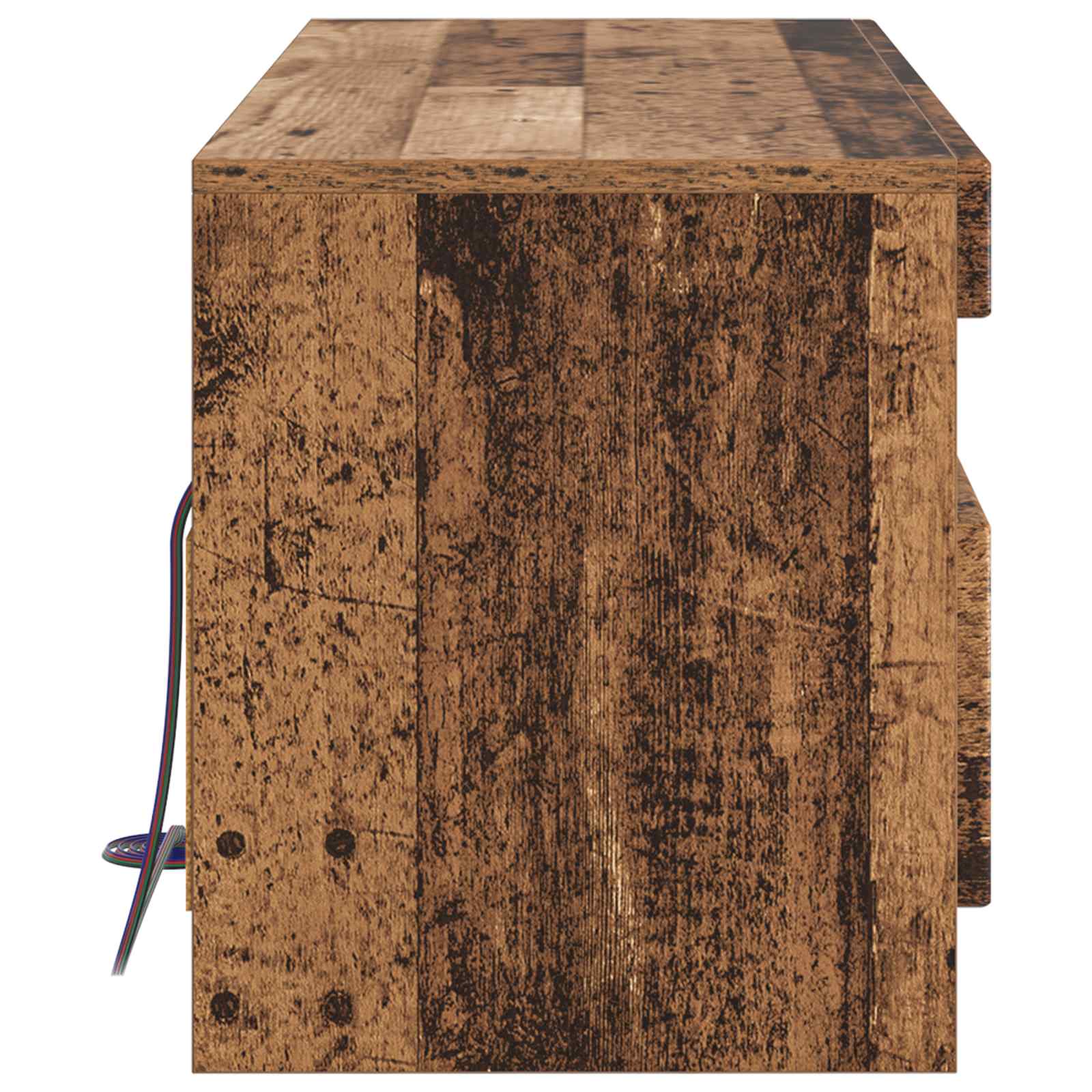 LED tv-meubel Oud hout Bewerkt hout