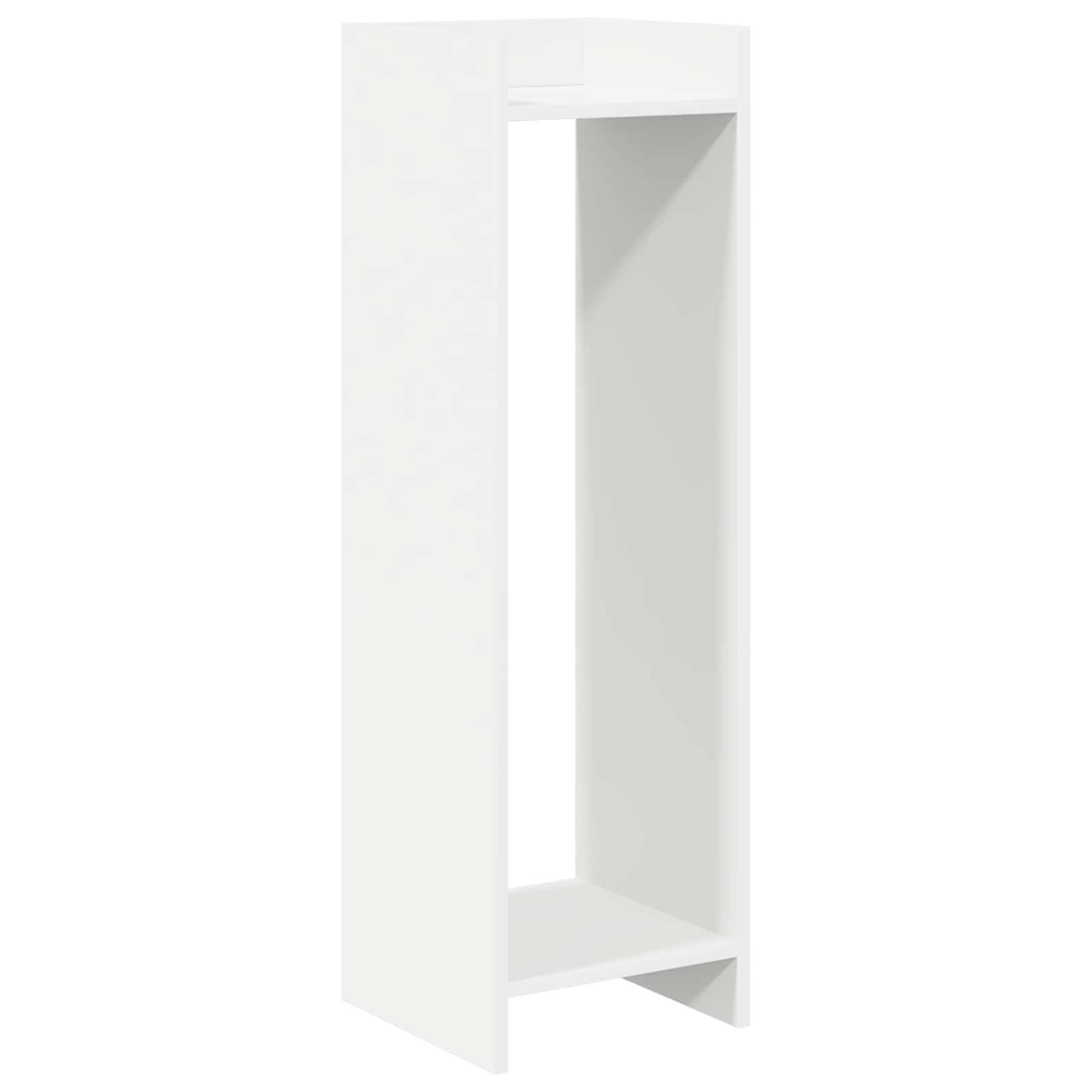 Plantenstandaard Wit 30 x 30 x 100 cm Geconstrueerd hout