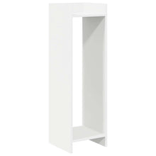 Plantenstandaard Wit 30 x 30 x 100 cm Geconstrueerd hout