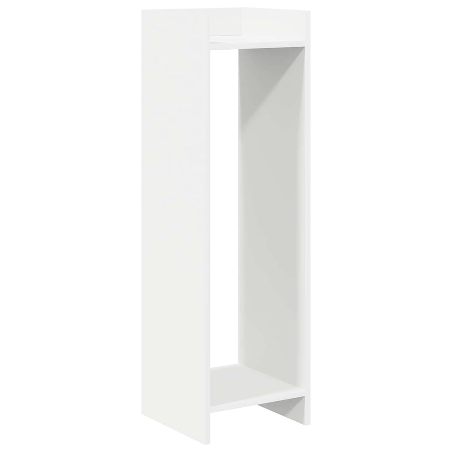 Plantenstandaard Wit 30 x 30 x 100 cm Geconstrueerd hout