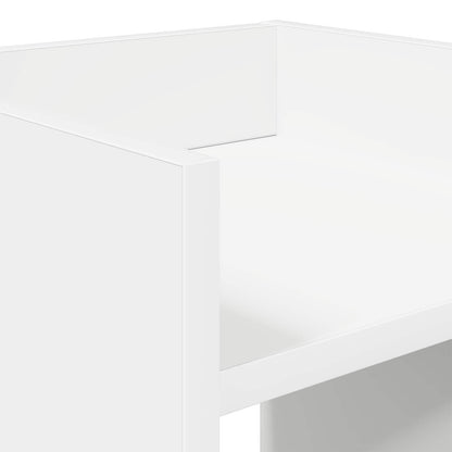 Plantenstandaard 2 pcs Wit 30 x 30 x 100 cm Geconstrueerd hout