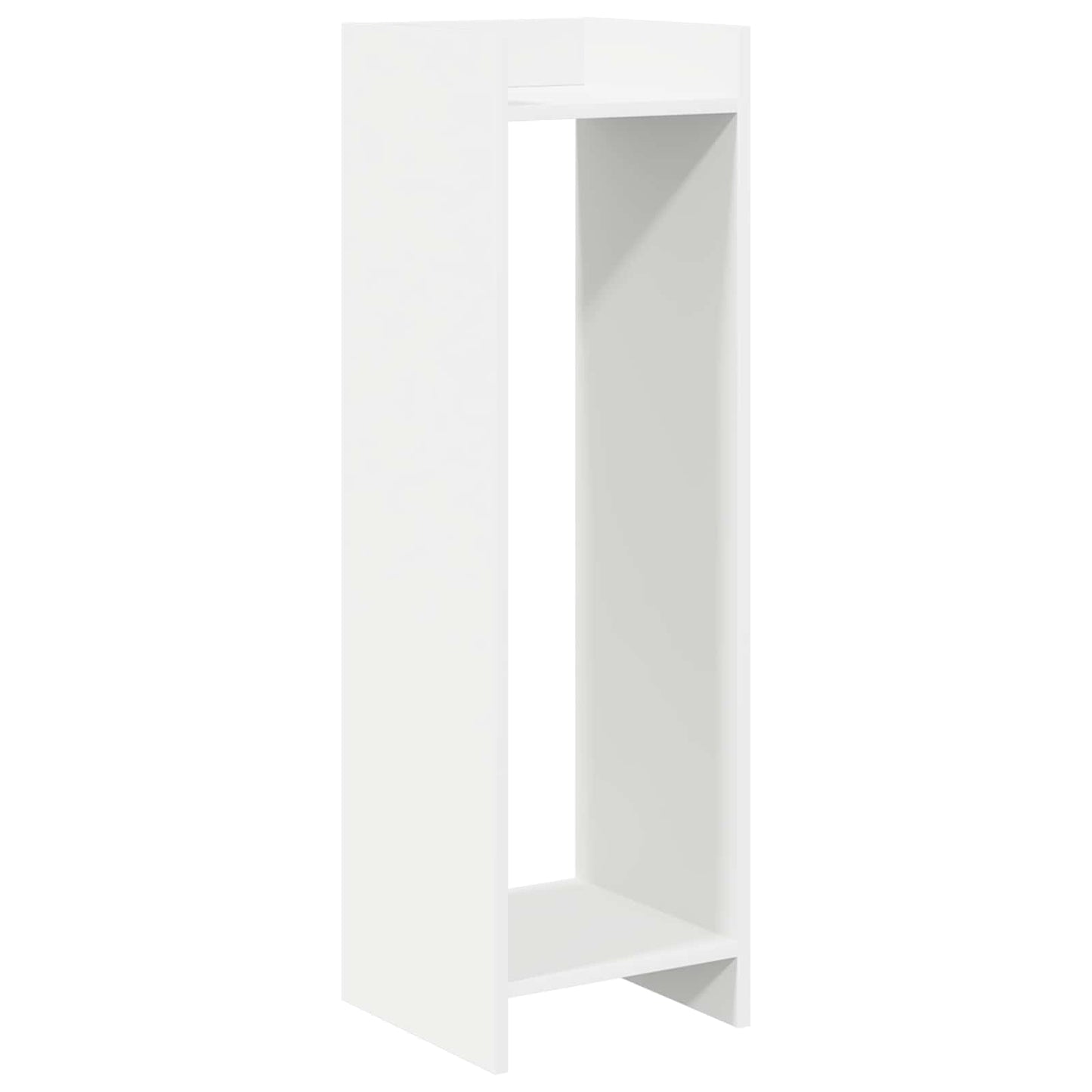 Plantenstandaard 2 pcs Wit 30 x 30 x 100 cm Geconstrueerd hout