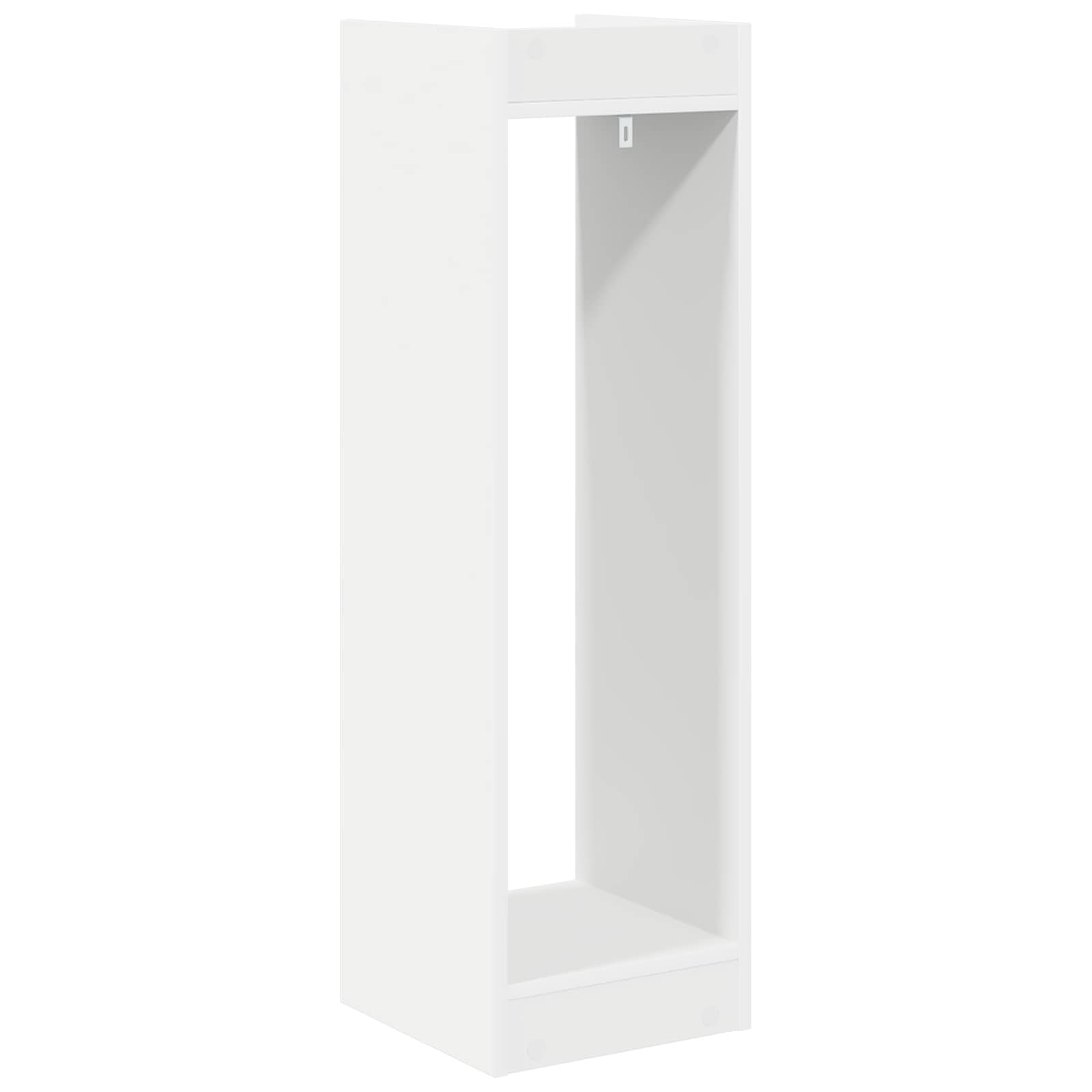 Plantenstandaard 2 pcs Wit 30 x 30 x 100 cm Geconstrueerd hout