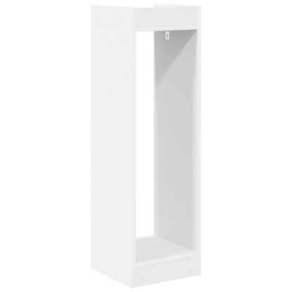 Plantenstandaard 2 pcs Wit 30 x 30 x 100 cm Geconstrueerd hout