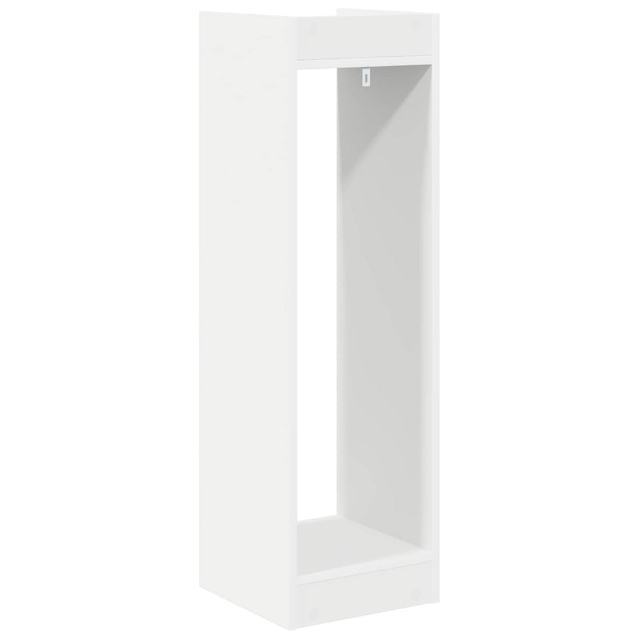 Plantenstandaard 2 pcs Wit 30 x 30 x 100 cm Geconstrueerd hout