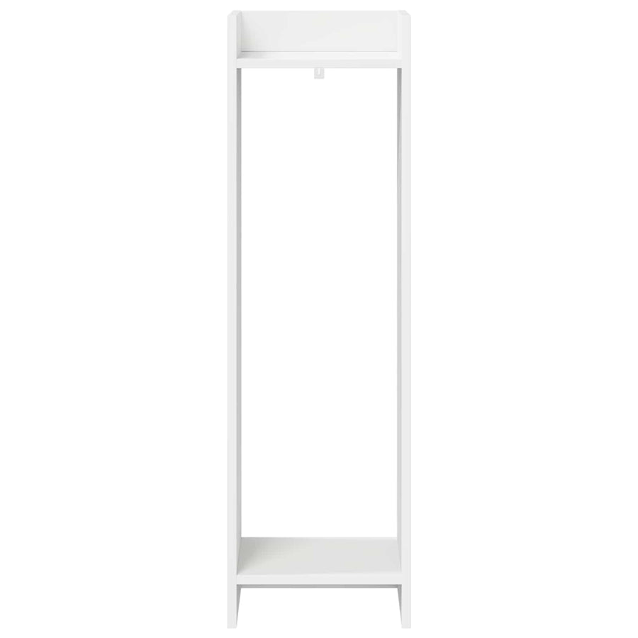 Plantenstandaard 2 pcs Wit 30 x 30 x 100 cm Geconstrueerd hout