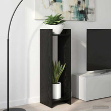 Plantenstandaard Zwarte Eik 30 x 30 x 100 cm Geconstrueerd hout