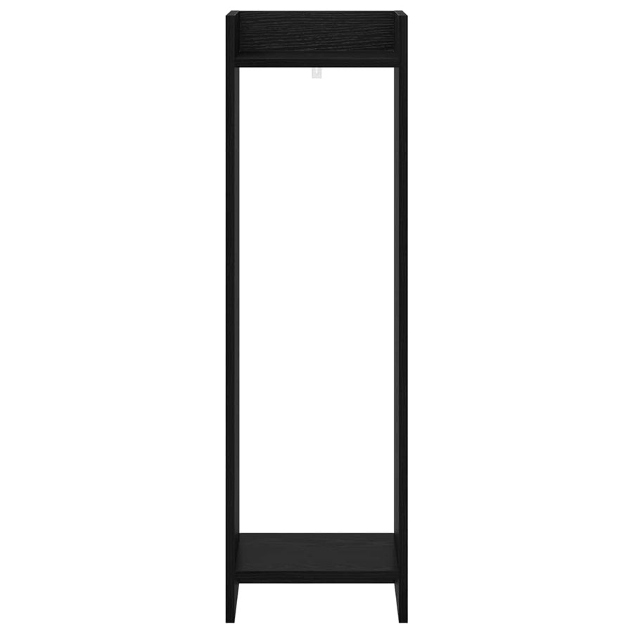 Plantenstandaard Zwarte Eik 30 x 30 x 100 cm Geconstrueerd hout