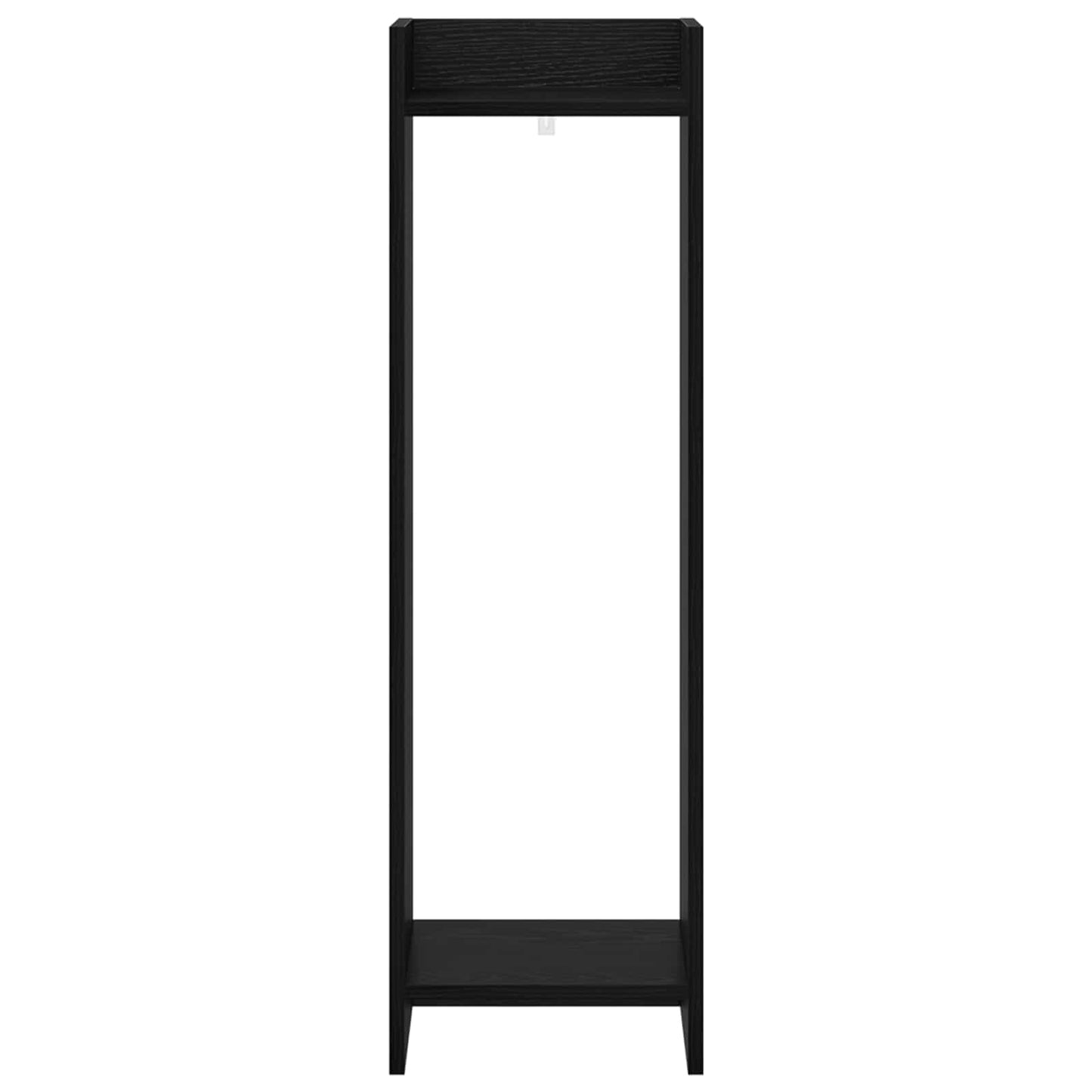 Plantenstandaard met plank 2 pcs Zwarte Eik 30 x 30 x 100 cm