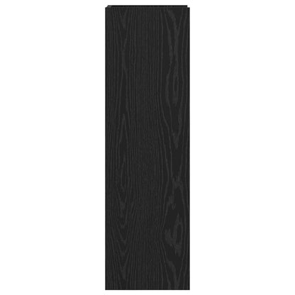 Plantenstandaard met plank 2 pcs Zwarte Eik 30 x 30 x 100 cm