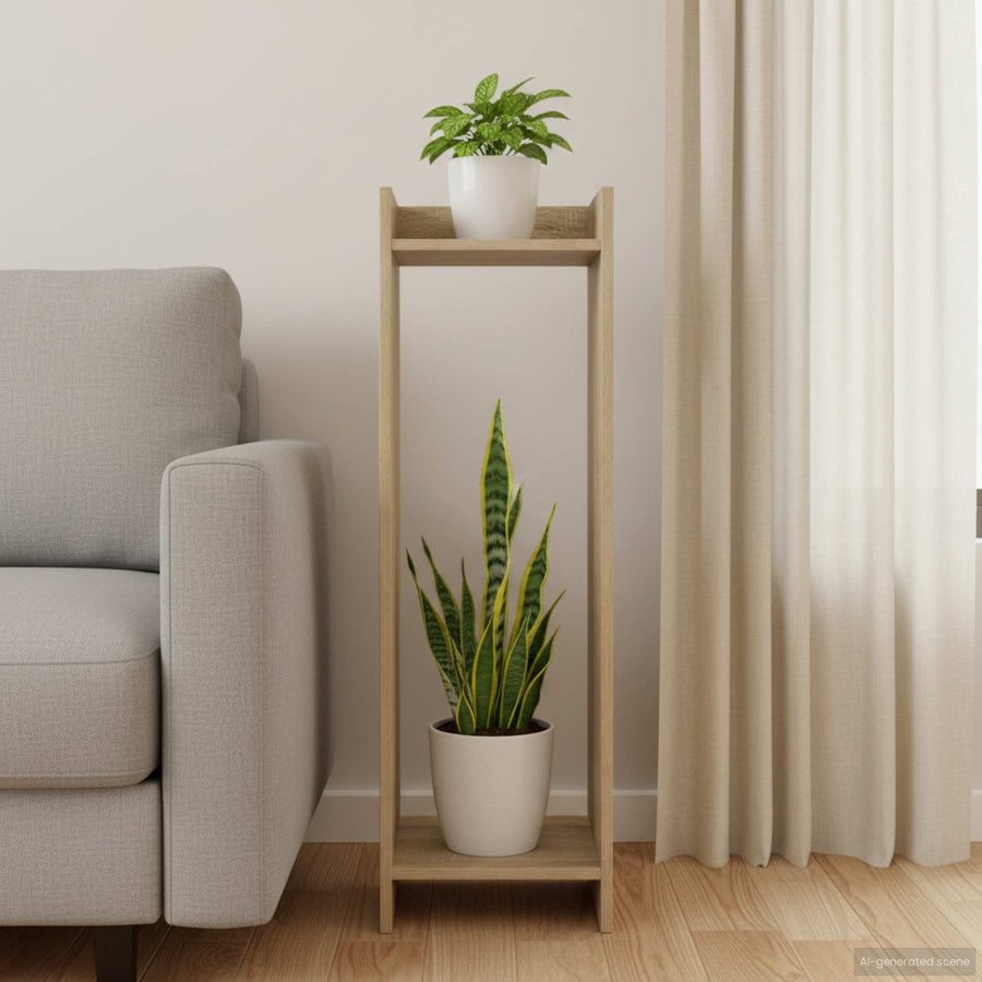 Plantenstandaard Sonoma Eiken 30 x 30 x 100 cm Bewerkt hout