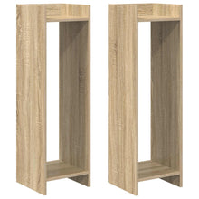 Plantenstandaard met plank 2 pcs Sonoma Eiken 30 x 30 x 100 cm