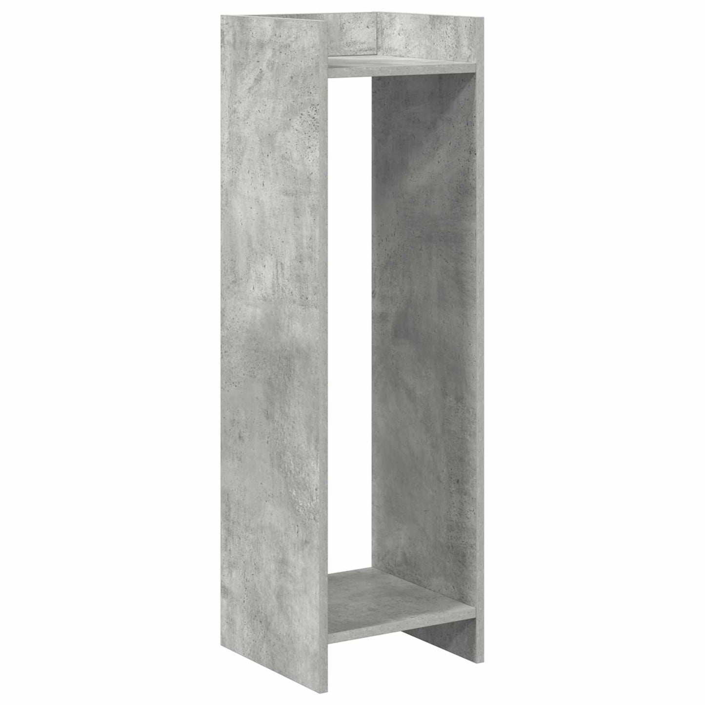 Plantenstandaard met plank Beton Grijs 30 x 30 x 100 cm