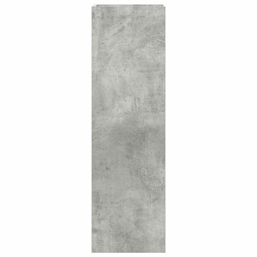 Plantenstandaard met plank 2 pcs Beton Grijs 30 x 30 x 100 cm