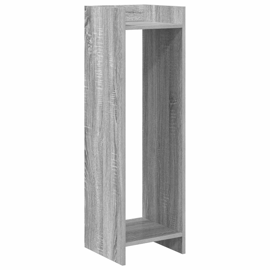 Plantenstandaard met plank Grijze Sonoma 30 x 30 x 100 cm