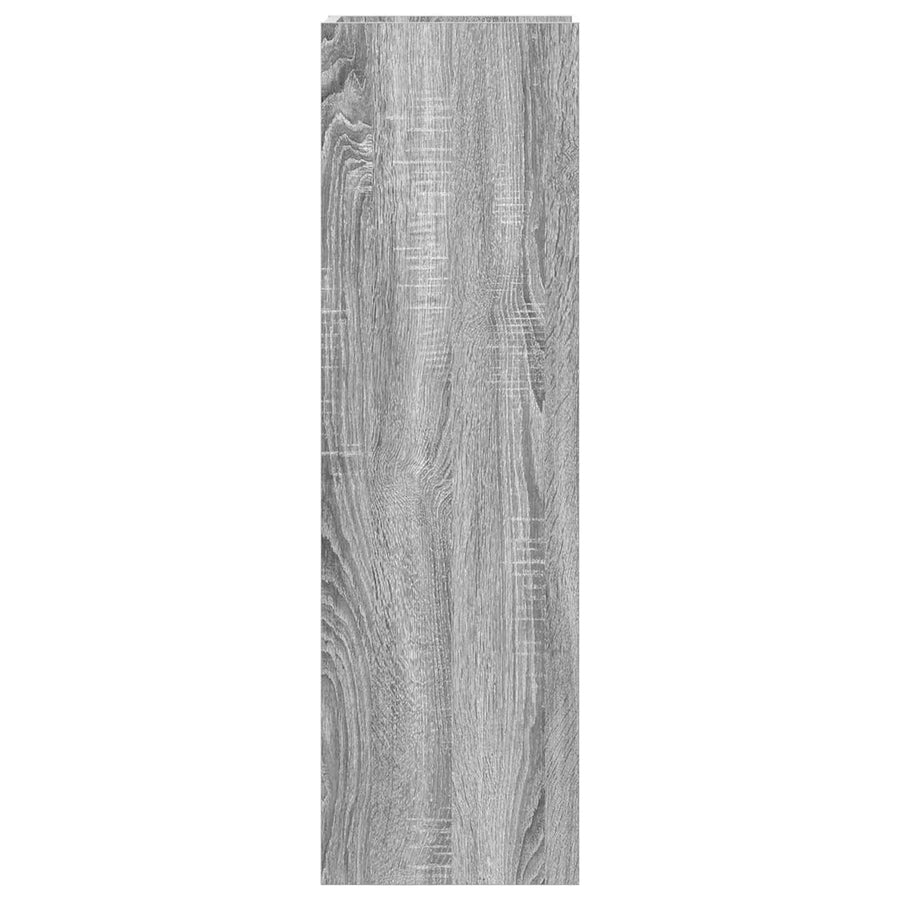Plantenstandaard met plank Grijze Sonoma 30 x 30 x 100 cm