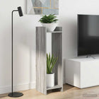 Plantenstandaard 2 stuks 30x30x100 cm grijs Sonoma