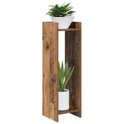 Plantenstandaard Oudhout 30 x 30 x 100 cm Geconstrueerd hout