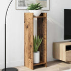 Plantenstandaard 2 stuks oudhout 30x30x100 cm