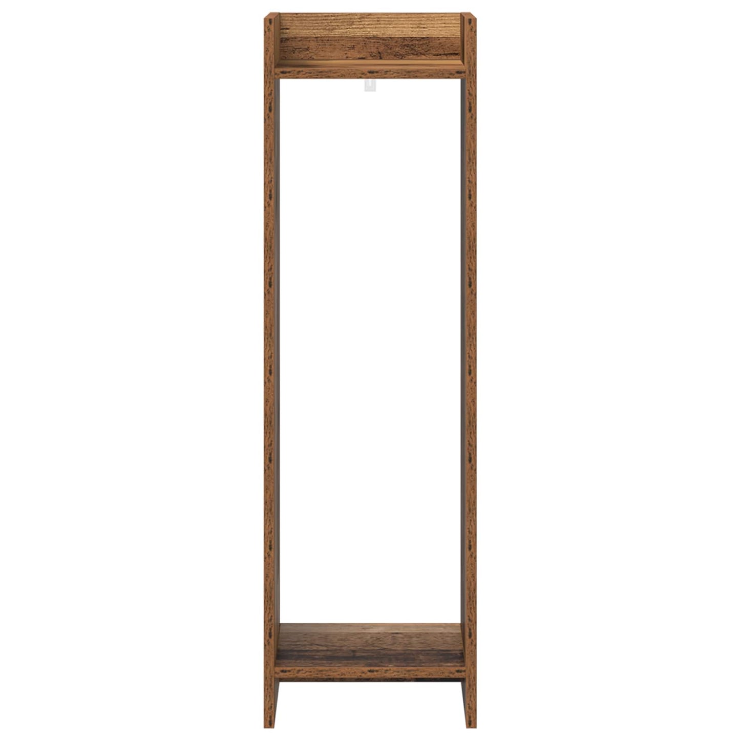 Plantenstandaard met plank 2 pcs Oudhout 30 x 30 x 100 cm
