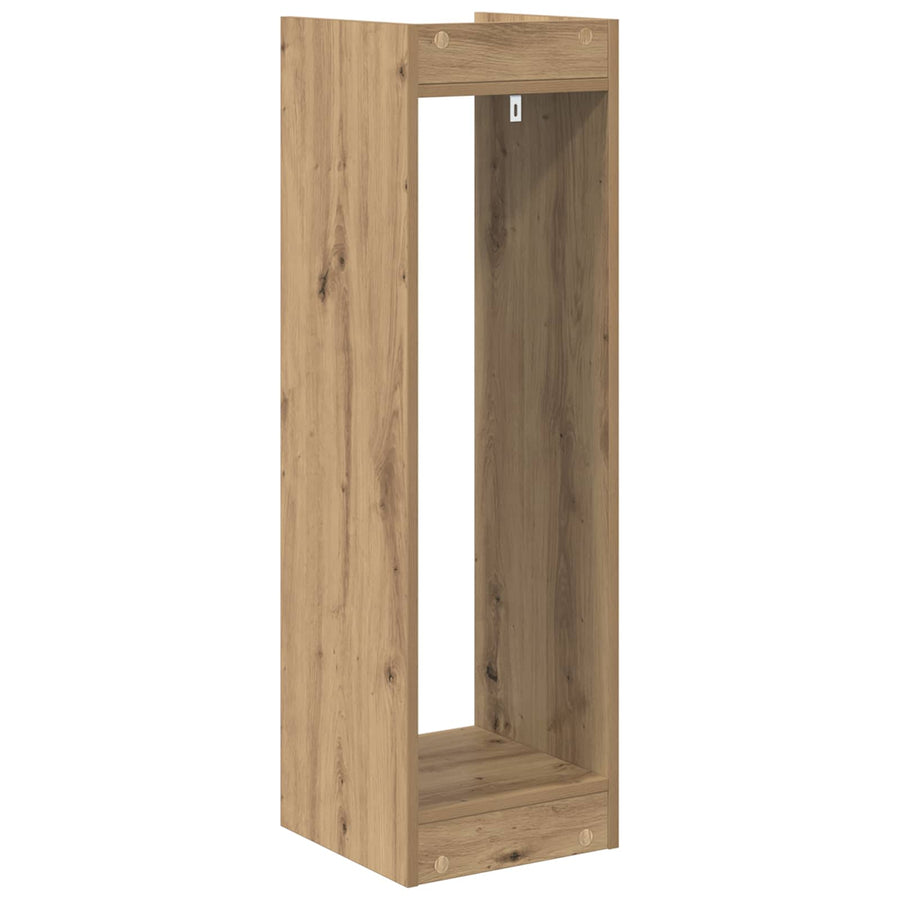 Plantenstandaard met plank Artisan Eik 30 x 30 x 100 cm