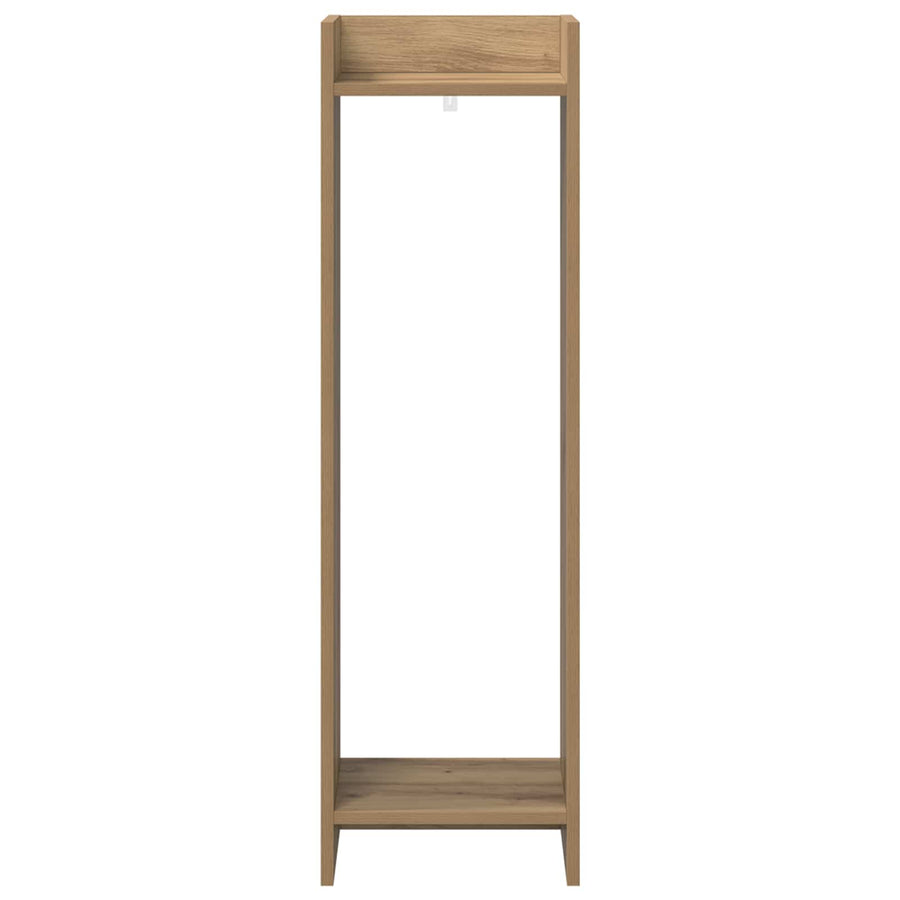 Plantenstandaard met plank Artisan Eik 30 x 30 x 100 cm
