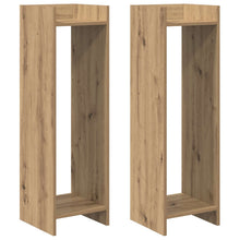 Plantenstandaard met plank 2 pcs Artisan Eik 30 x 30 x 100 cm