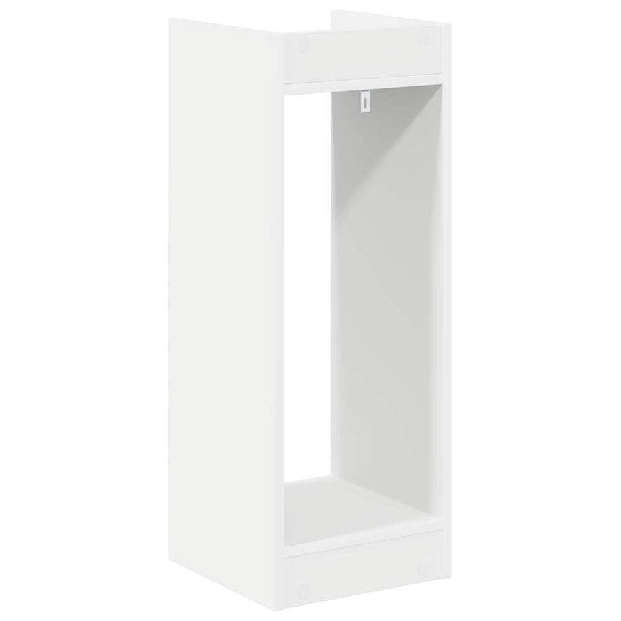 Plantenstandaard Wit 30 x 30 x 80 cm Geconstrueerd hout