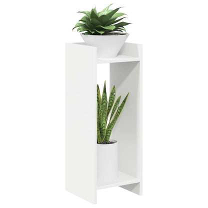 Plantenstandaard Wit 30 x 30 x 80 cm Geconstrueerd hout