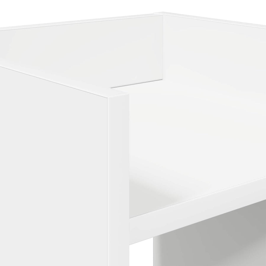 Plantenstandaard 2 pcs Wit 30 x 30 x 80 cm Geconstrueerd hout