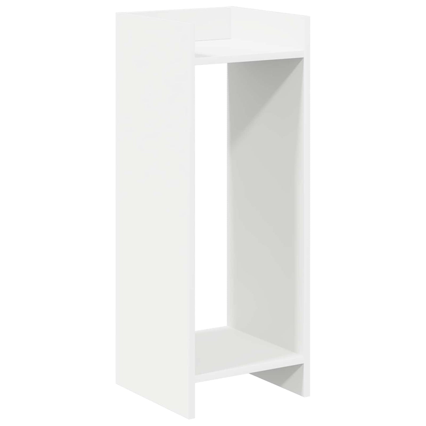 Plantenstandaard 2 pcs Wit 30 x 30 x 80 cm Geconstrueerd hout