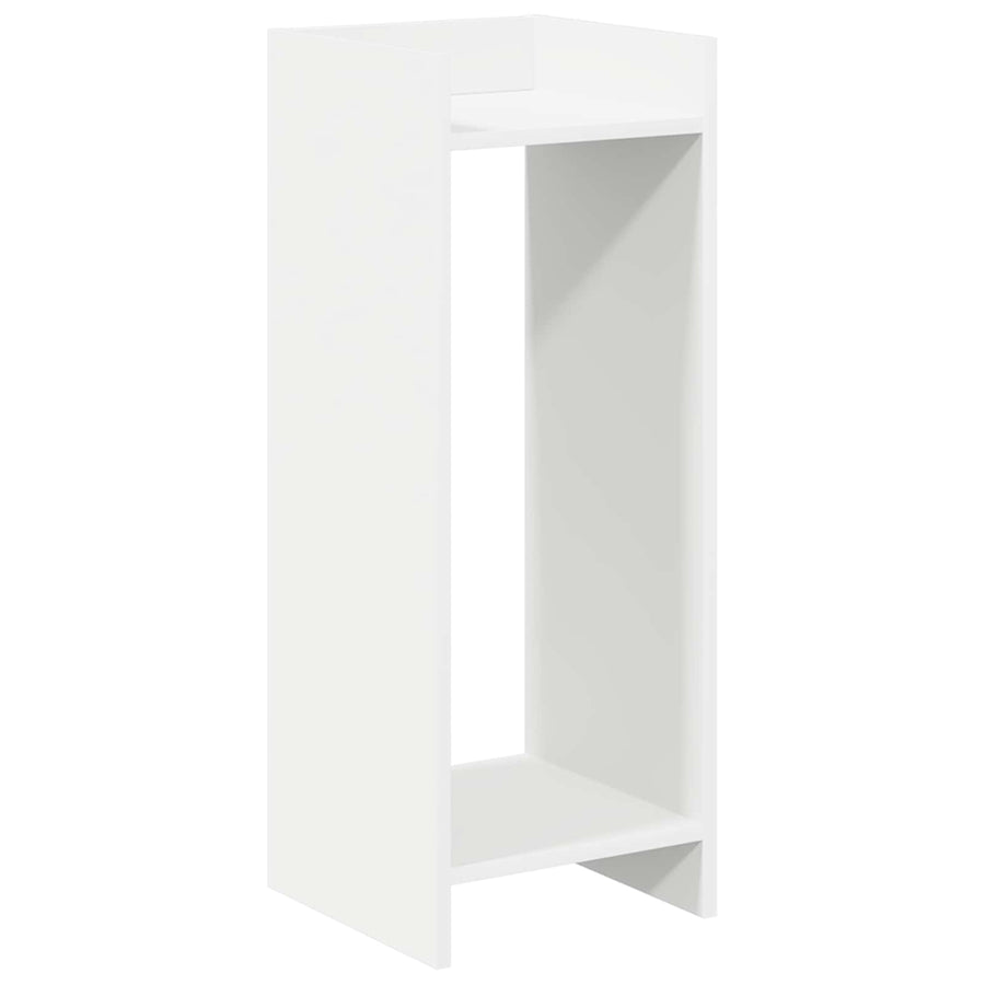 Plantenstandaard 2 pcs Wit 30 x 30 x 80 cm Geconstrueerd hout