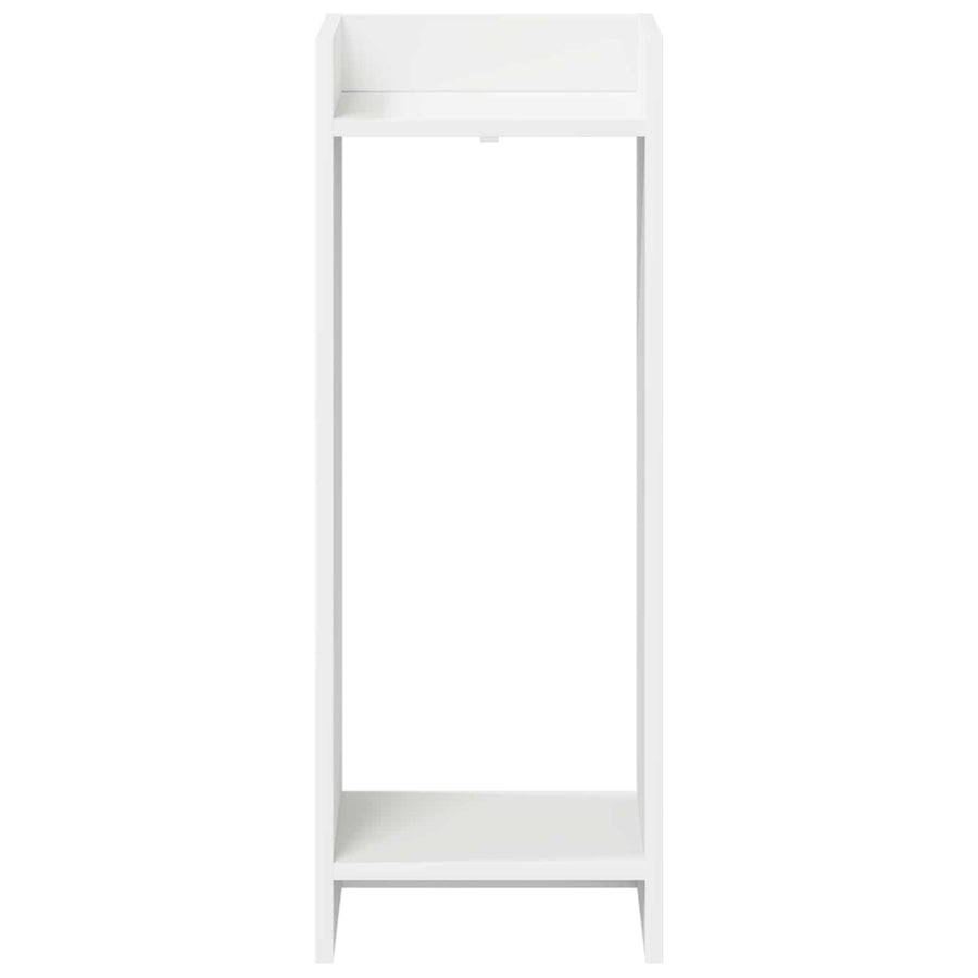 Plantenstandaard 2 pcs Wit 30 x 30 x 80 cm Geconstrueerd hout