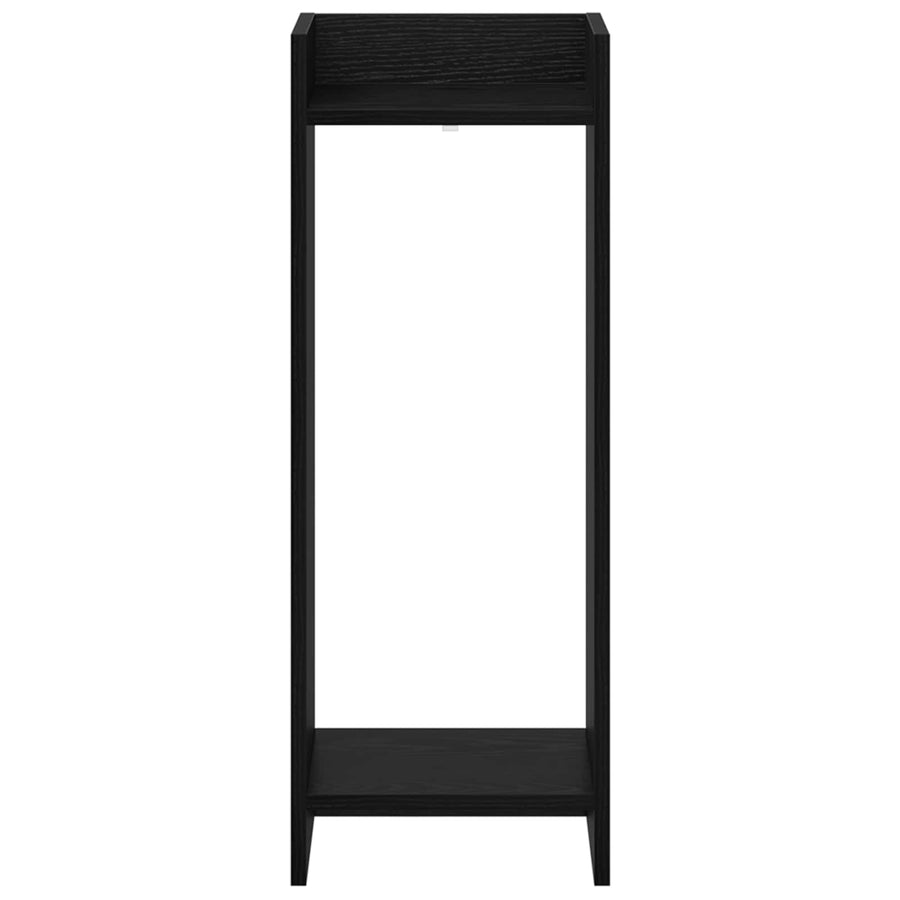 Plantenstandaard Zwarte Eik 30 x 30 x 80 cm Geconstrueerd hout