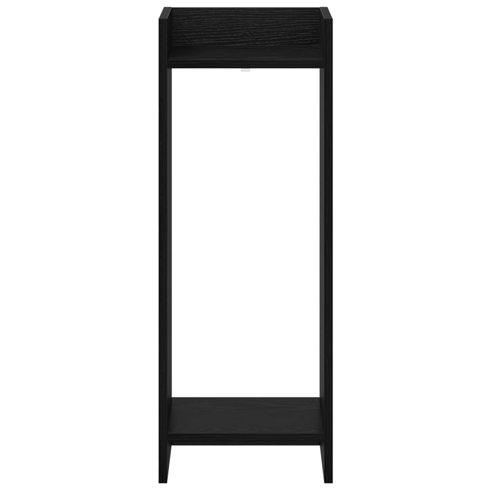Plantenstandaard met plank 2 pcs Zwarte Eik 30 x 30 x 80 cm